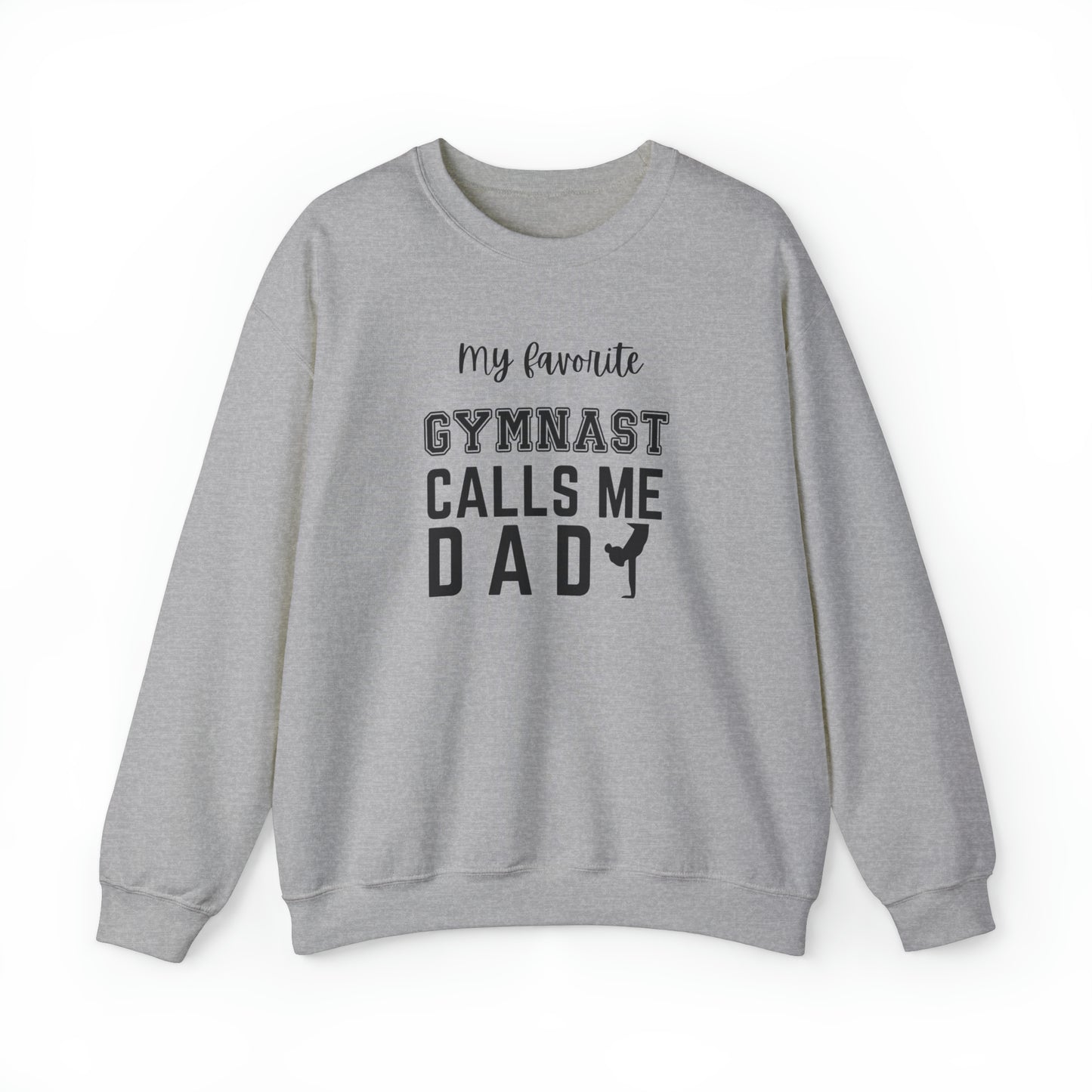 My Favorite Gymnast Calls Me DAD Unisex Heavy Blend™ Crewneck Sweatshirt