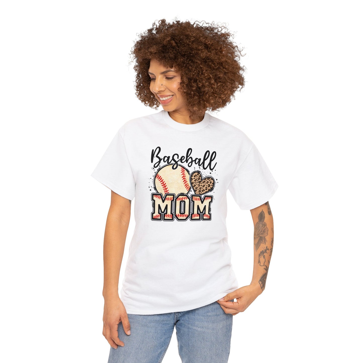 Baseball MOM shirt Unisex Heavy Cotton Tee
