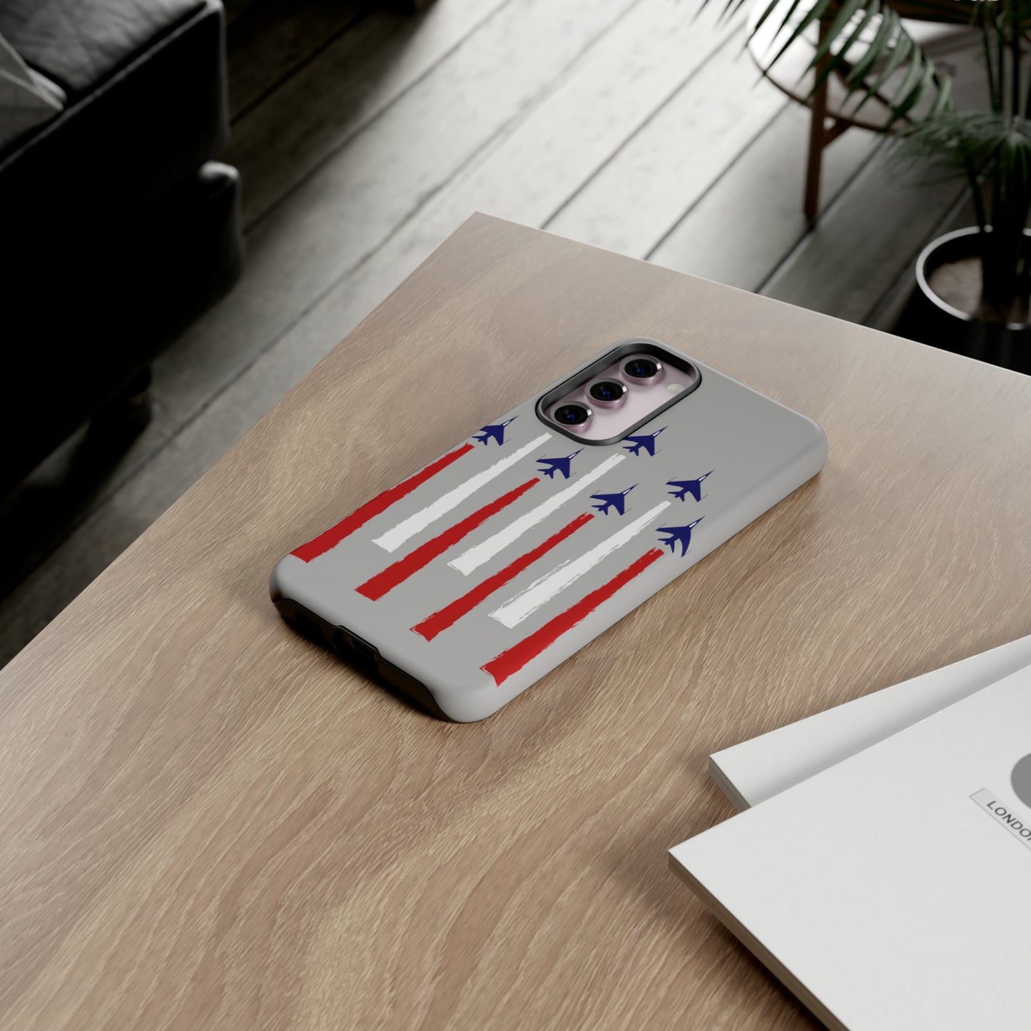 Red, White, & Blue US Jets Tough Phone Cases