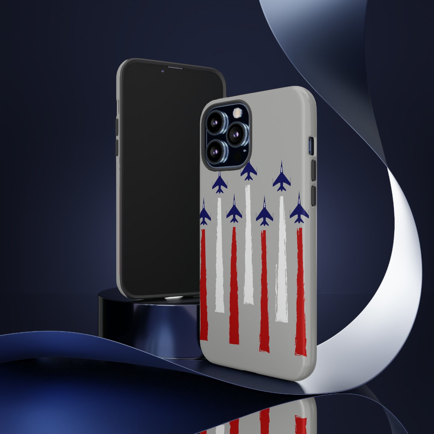 Red, White, & Blue US Jets Tough Phone Cases