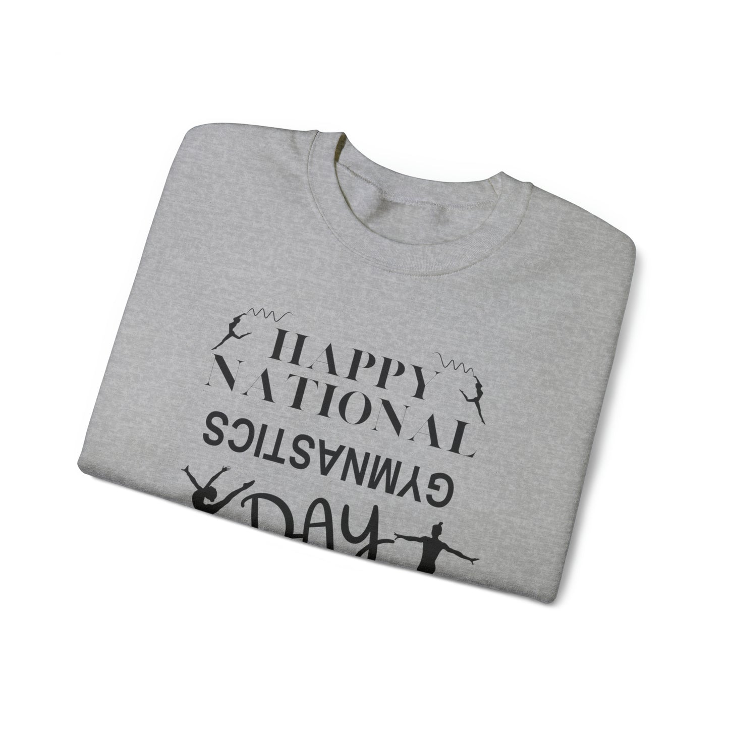 Happy National Gymnastics Day Unisex Heavy Blend™ Crewneck Sweatshirt