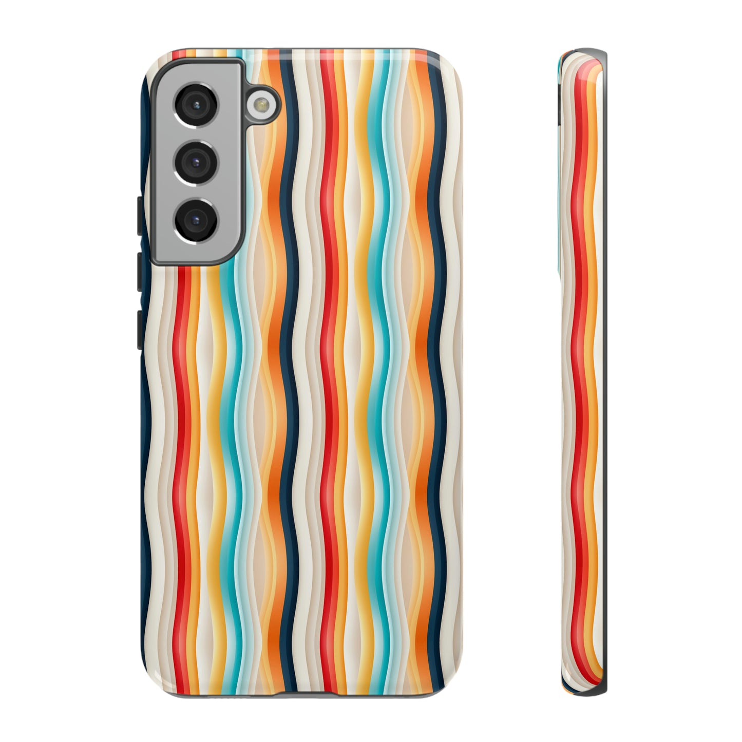 Color Wave Fusion Tough Phone Cases