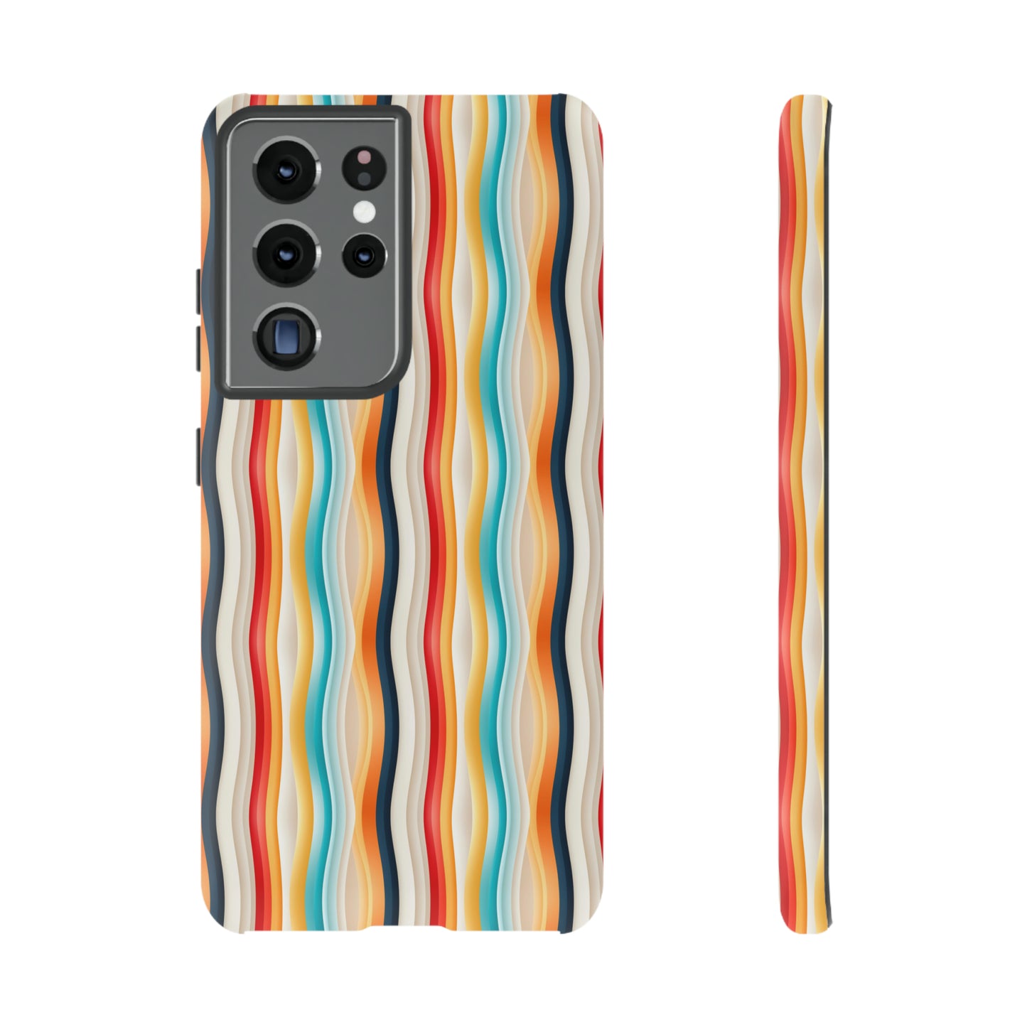 Color Wave Fusion Tough Phone Cases