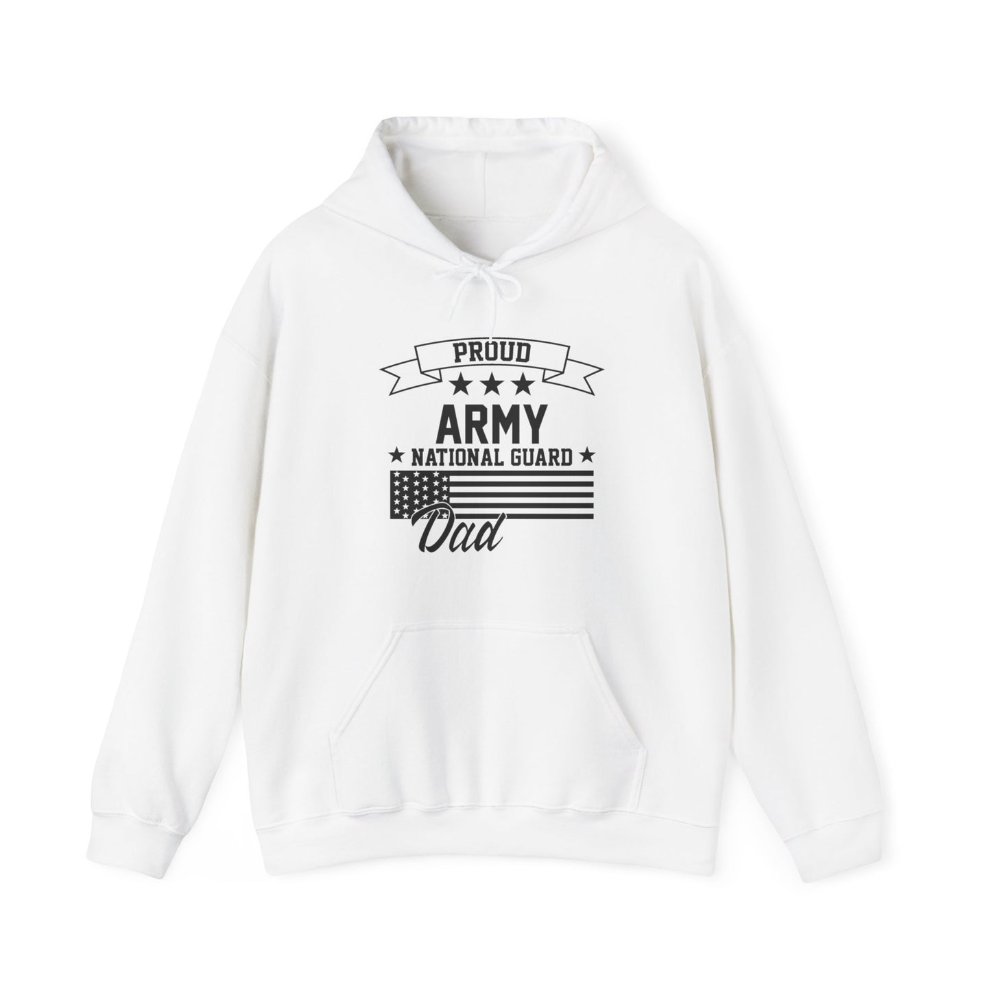Proud Army National Guard DAD  Unisex Heavy Blend™ Hooded Sweatshirt
