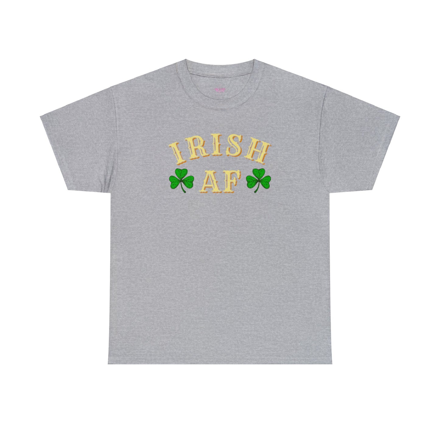 Irish AF St Patricks Day Unisex Heavy Cotton Tee