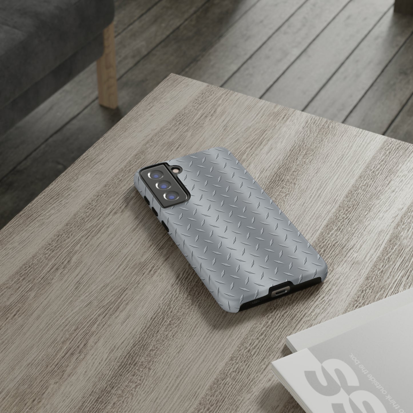 Diamond Plate Inspired Tough Phone Cases
