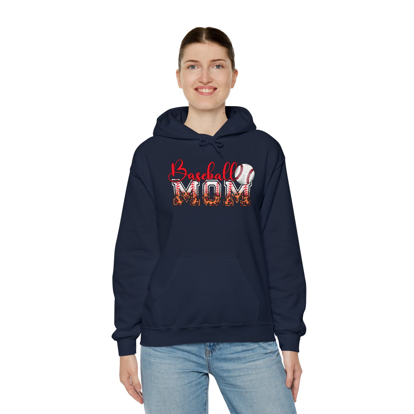 Baseball Mom Unisex Heavy Blend™ Hooded Sweatshirt