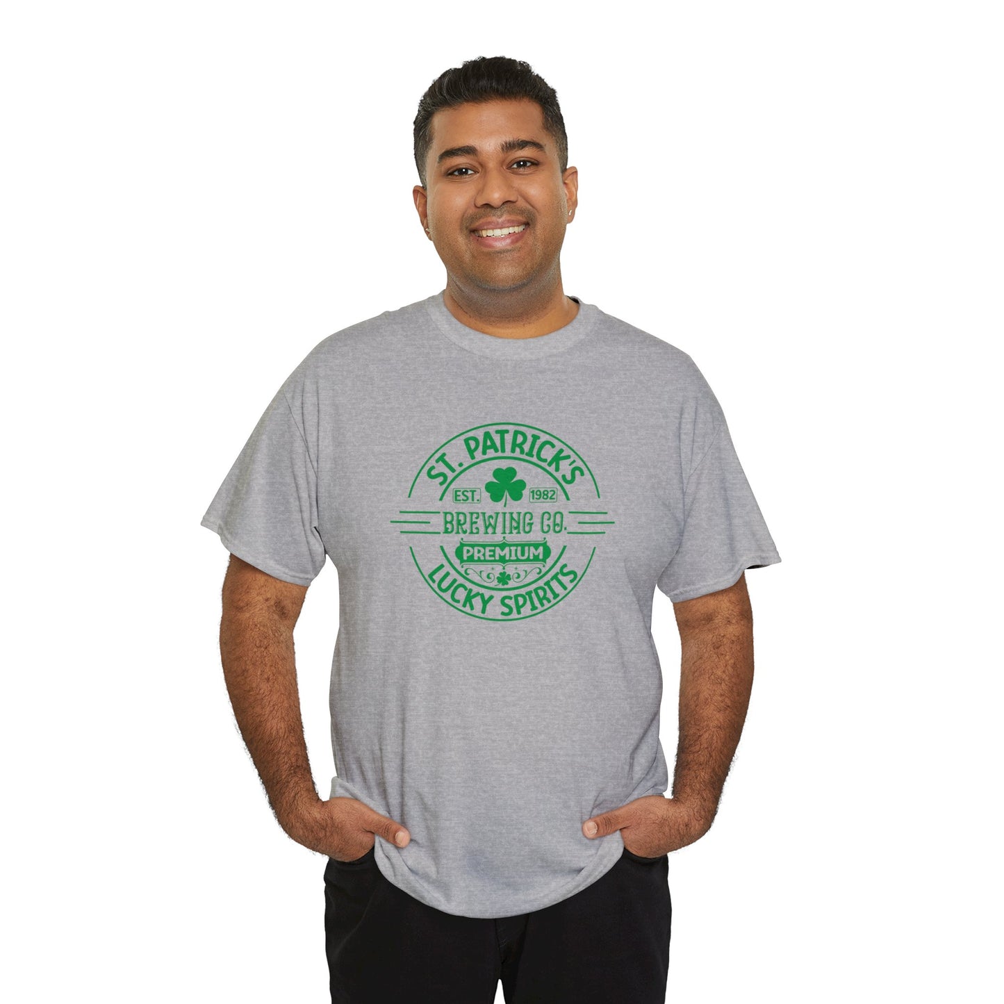 St. Patrick's Brewing Co. Style 3 Unisex Heavy Cotton Tee