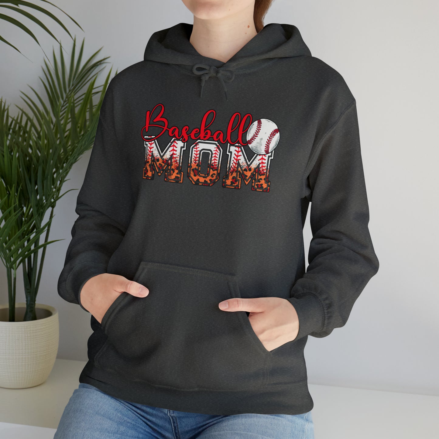 Baseball Mom Unisex Heavy Blend™ Hooded Sweatshirt
