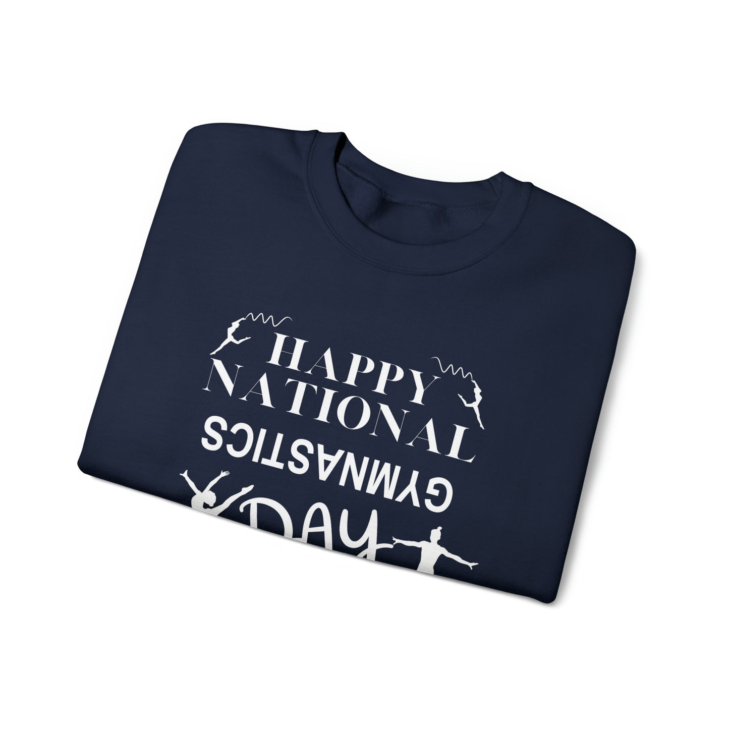 Happy National Gymnastics Day Unisex Heavy Blend™ Crewneck Sweatshirt