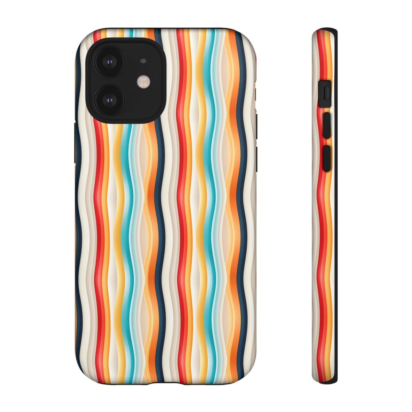 Color Wave Fusion Tough Phone Cases