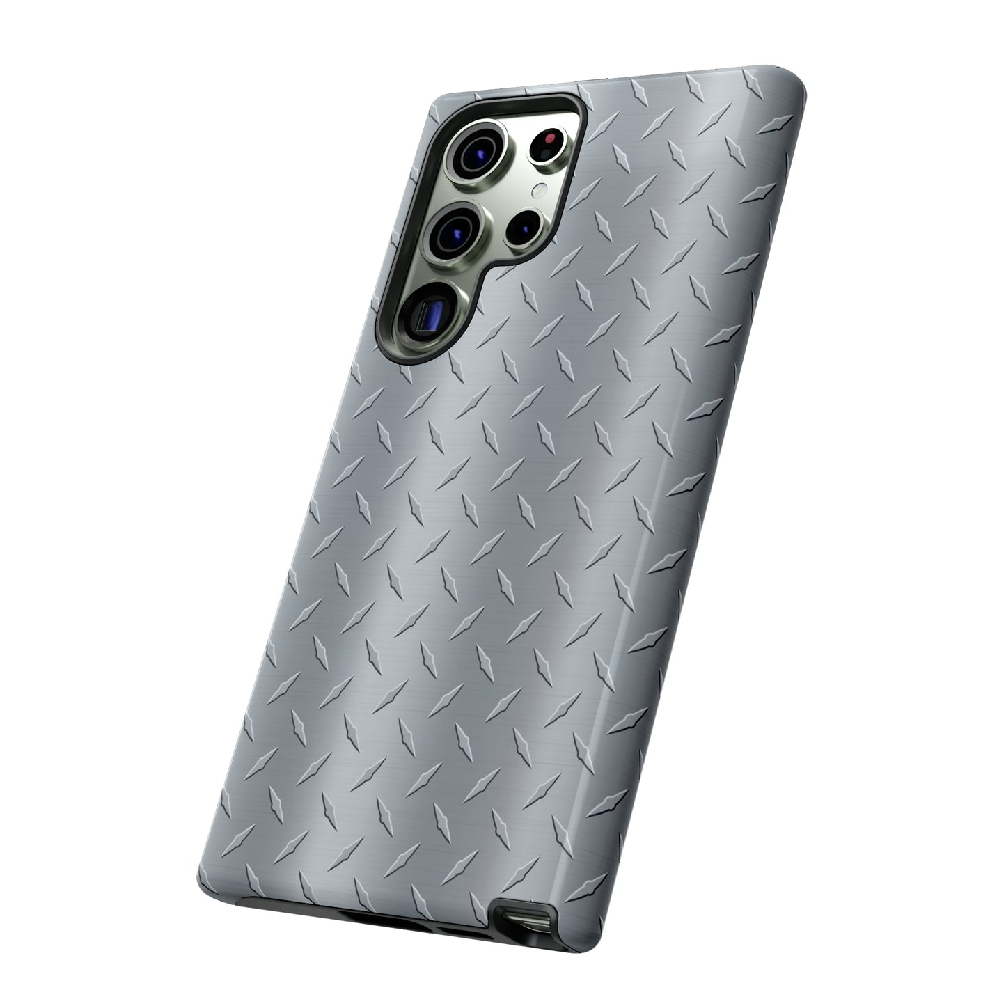 Diamond Plate Inspired Tough Phone Cases