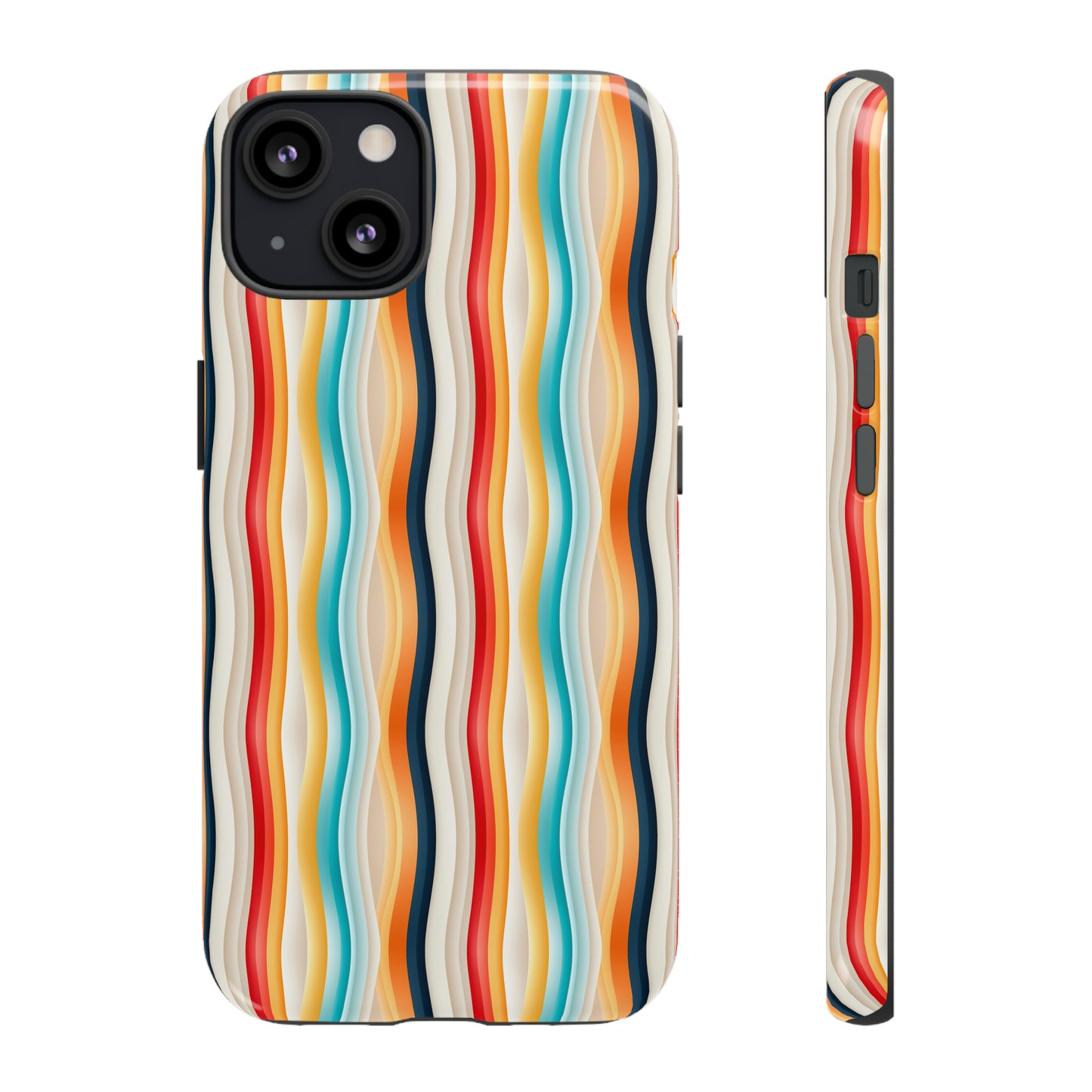 Color Wave Fusion Tough Phone Cases