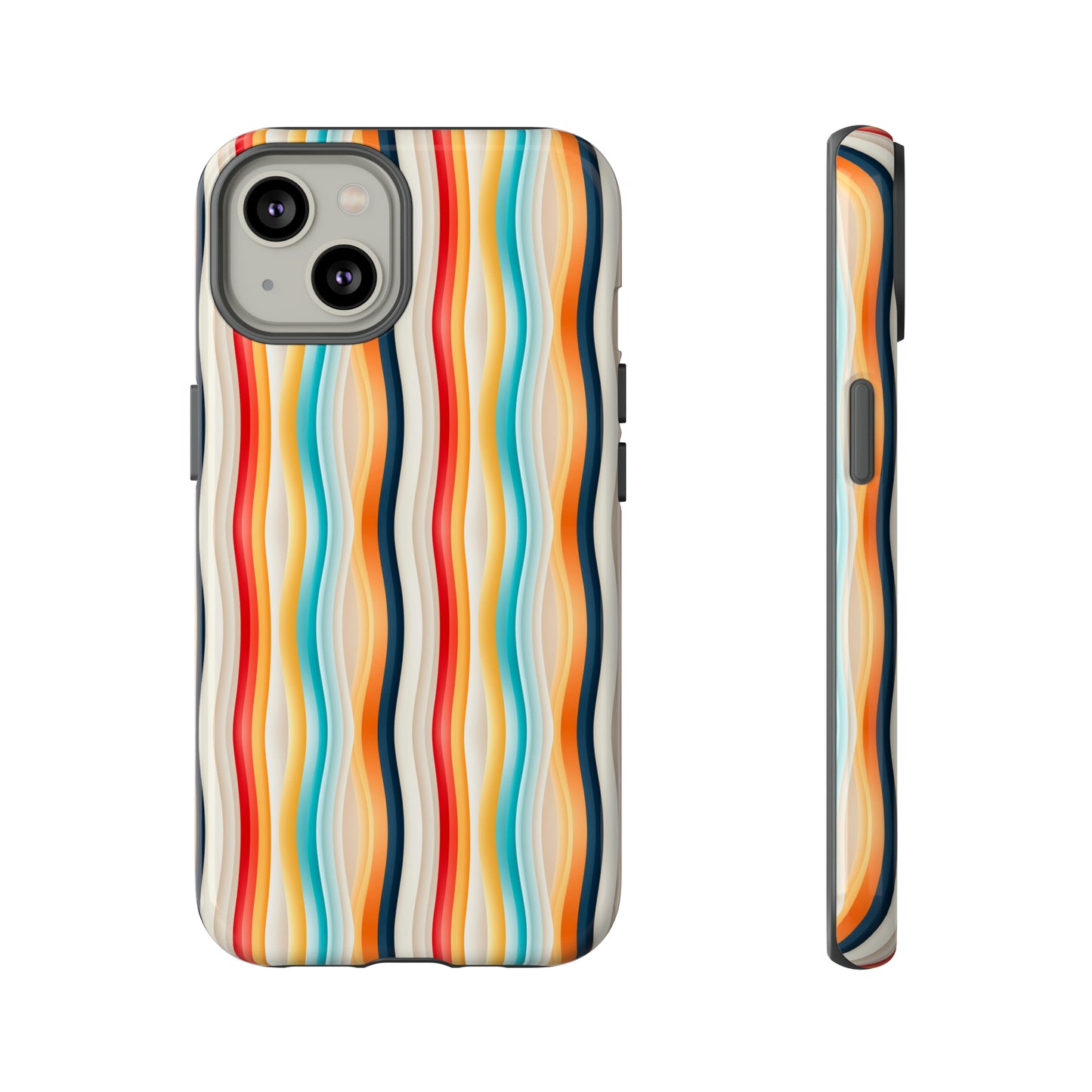 Color Wave Fusion Tough Phone Cases