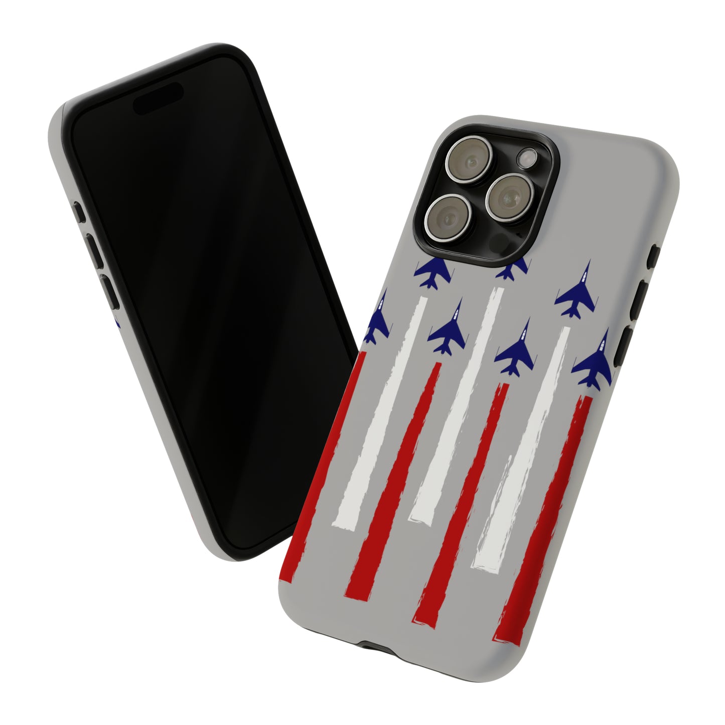 Red, White, & Blue US Jets Tough Phone Cases