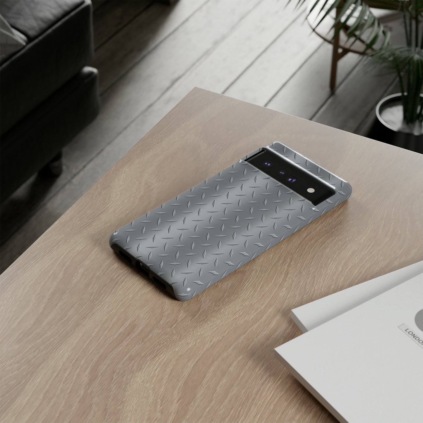 Diamond Plate Inspired Tough Phone Cases