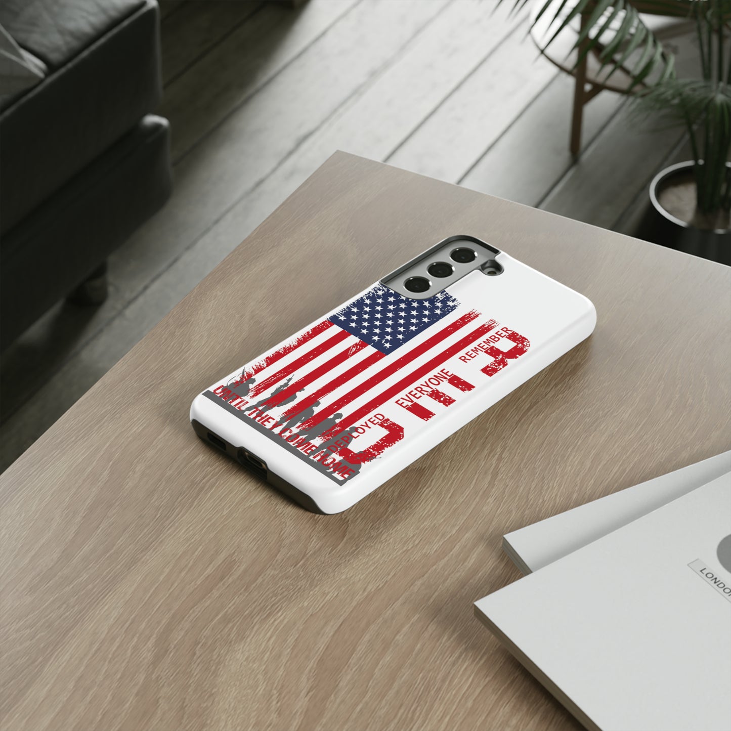 R.E.D. Until They Come Home US Flag Military -Tough Phone Cases