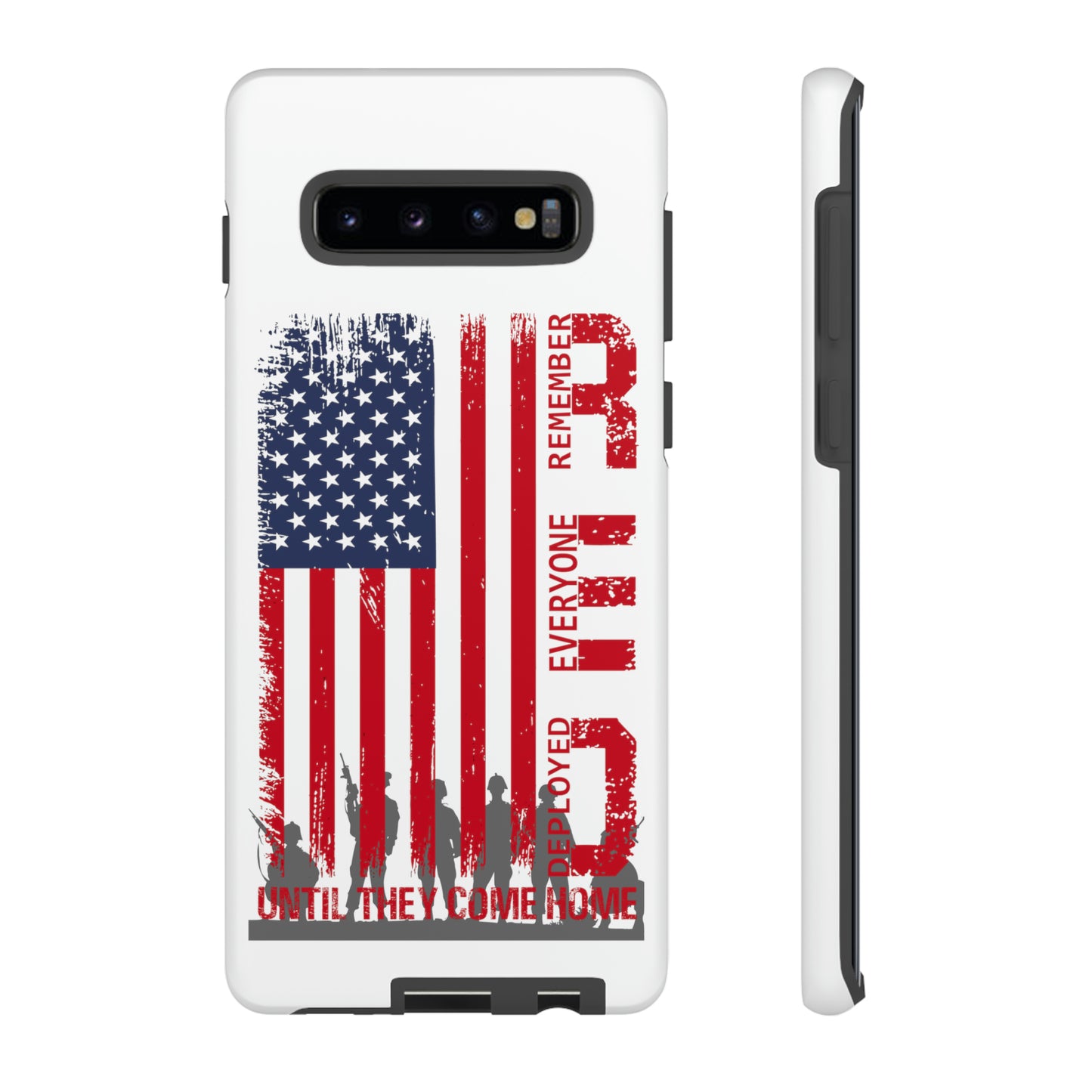 R.E.D. Until They Come Home US Flag Military -Tough Phone Cases