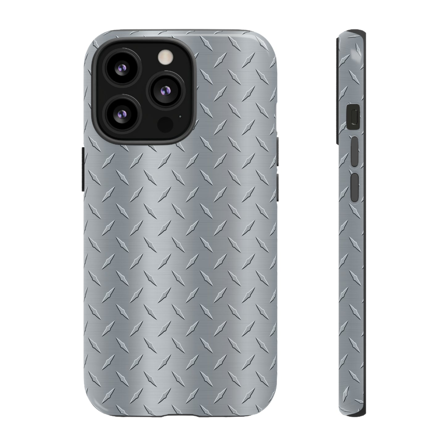 Diamond Plate Inspired Tough Phone Cases