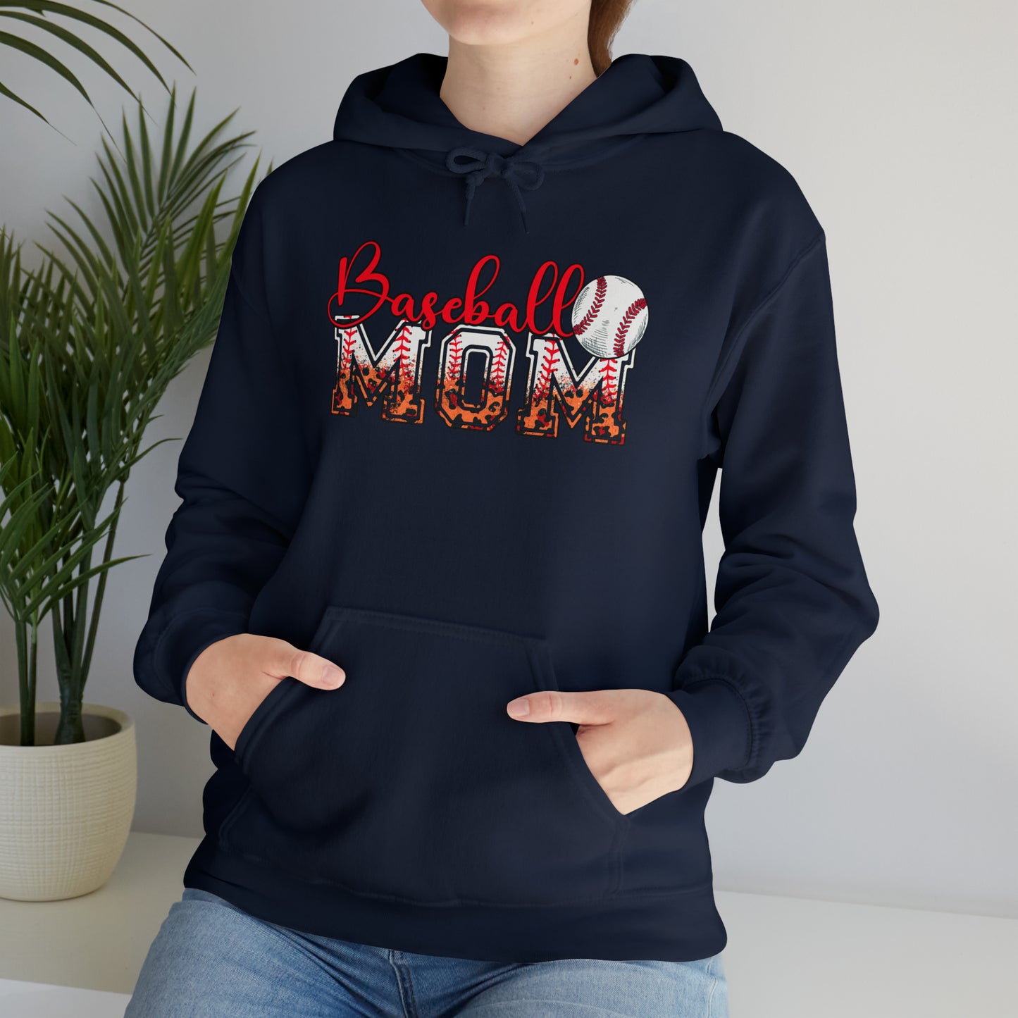 Baseball Mom Unisex Heavy Blend™ Hooded Sweatshirt