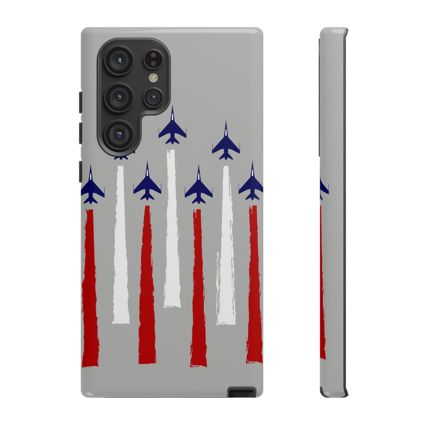 Red, White, & Blue US Jets Tough Phone Cases