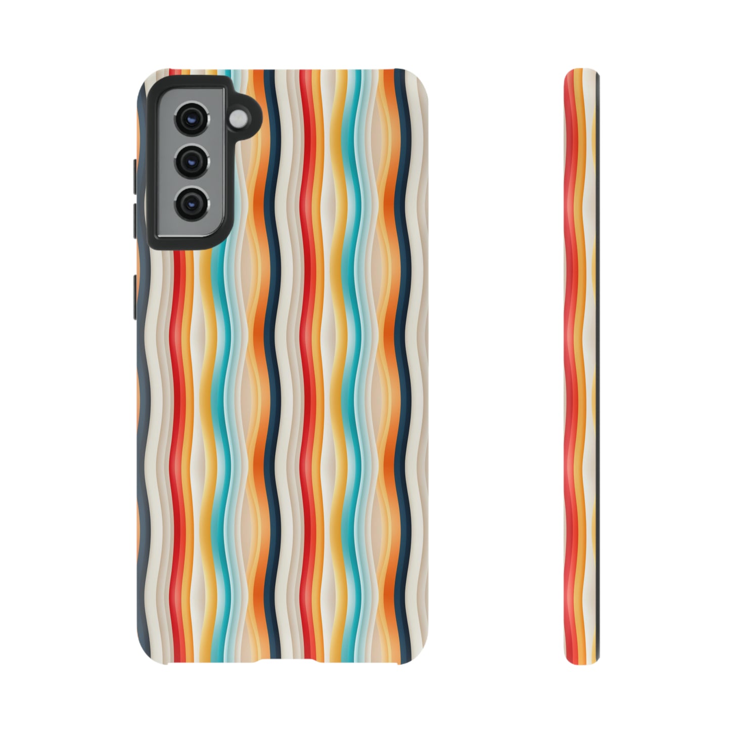 Color Wave Fusion Tough Phone Cases