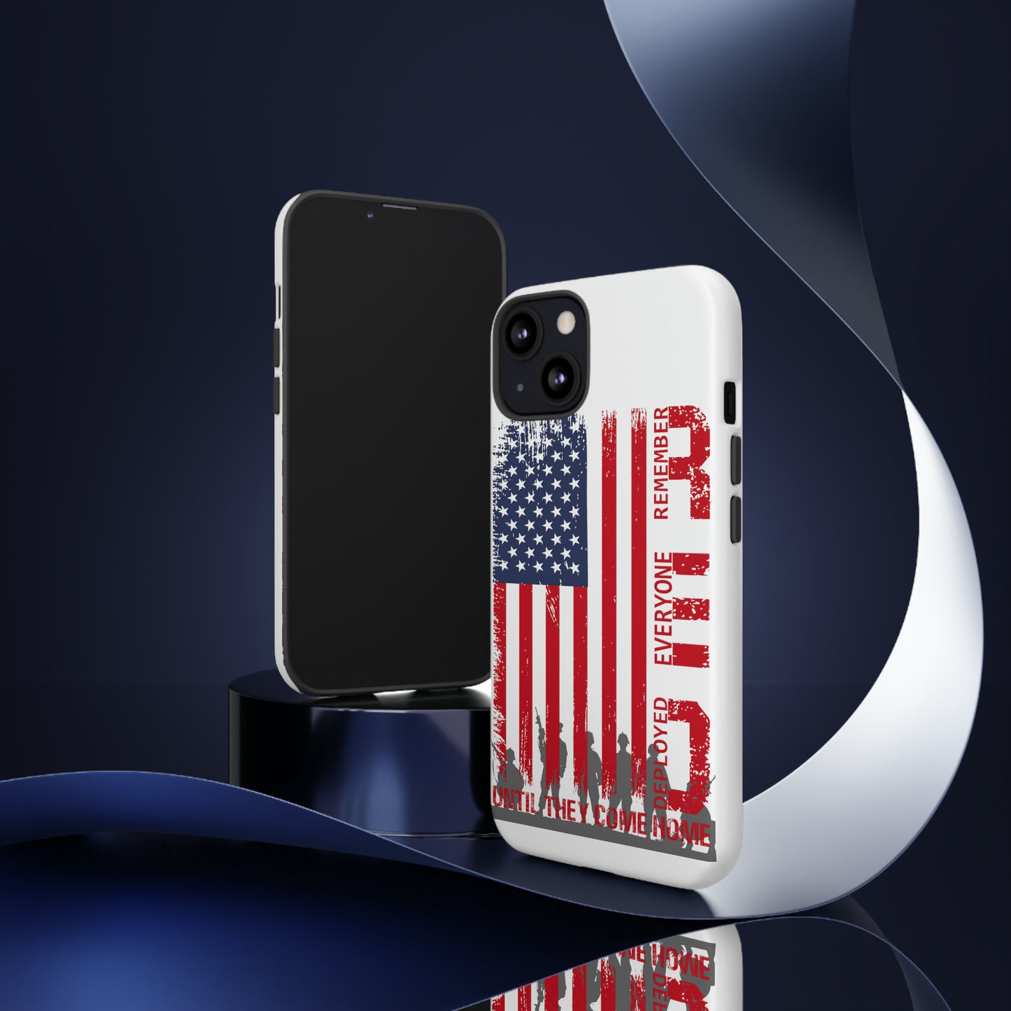 R.E.D. Until They Come Home US Flag Military -Tough Phone Cases