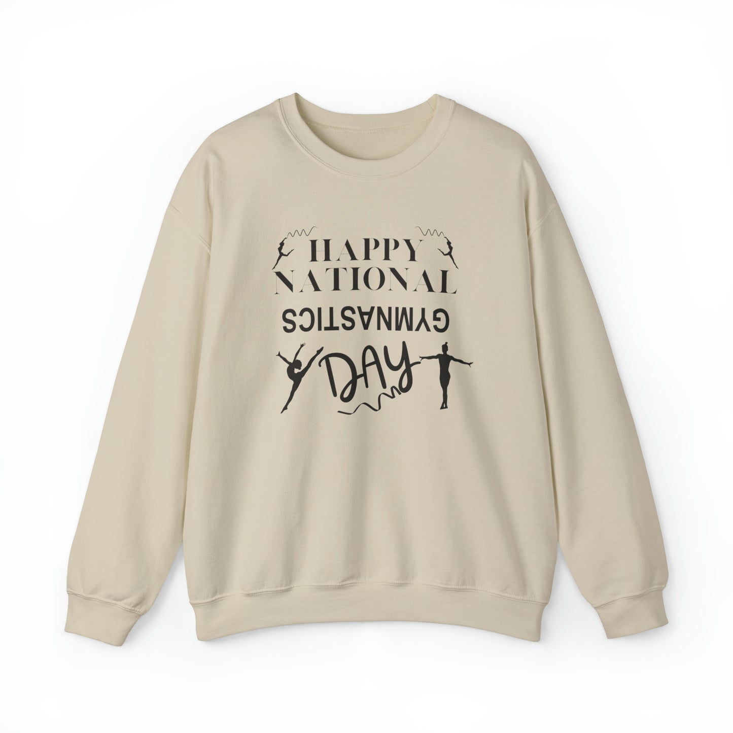 Happy National Gymnastics Day Unisex Heavy Blend™ Crewneck Sweatshirt