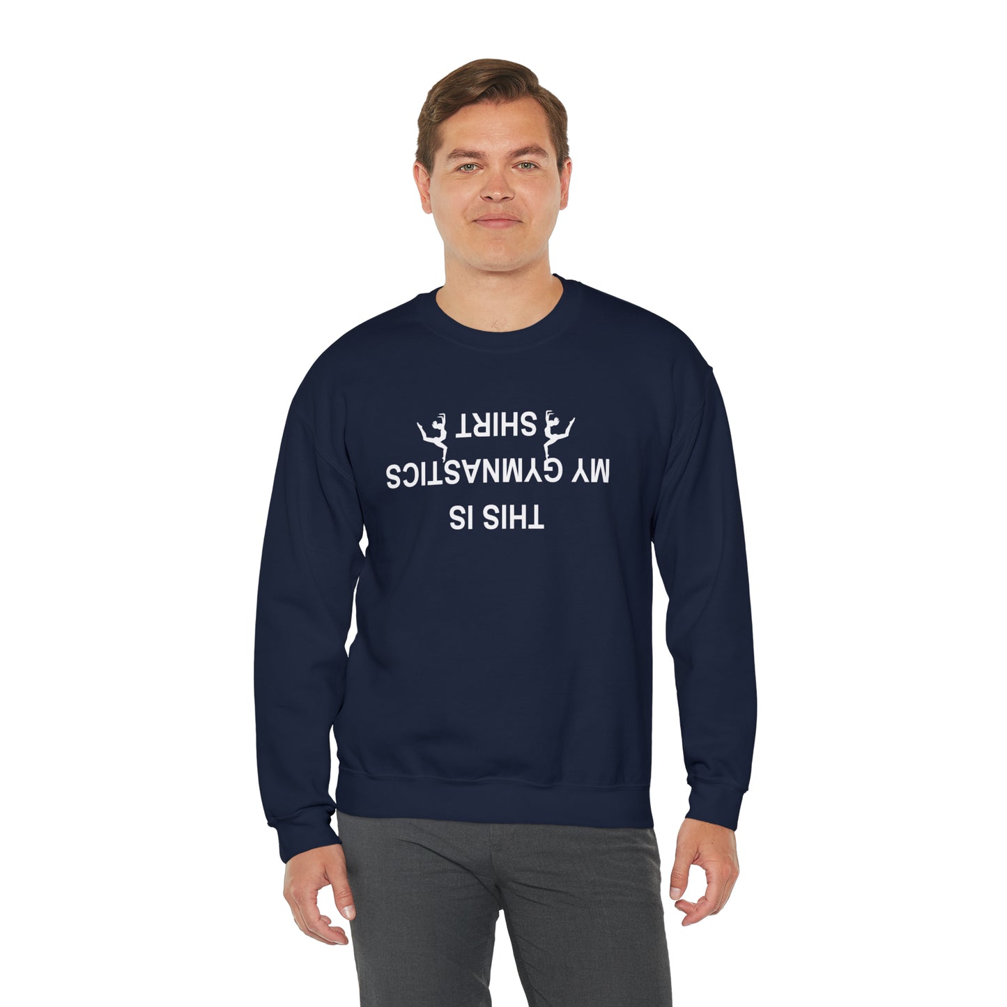 This is My Gymnastics Shirt (upside down) Unisex Heavy Blend™ Crewneck Sweatshirt