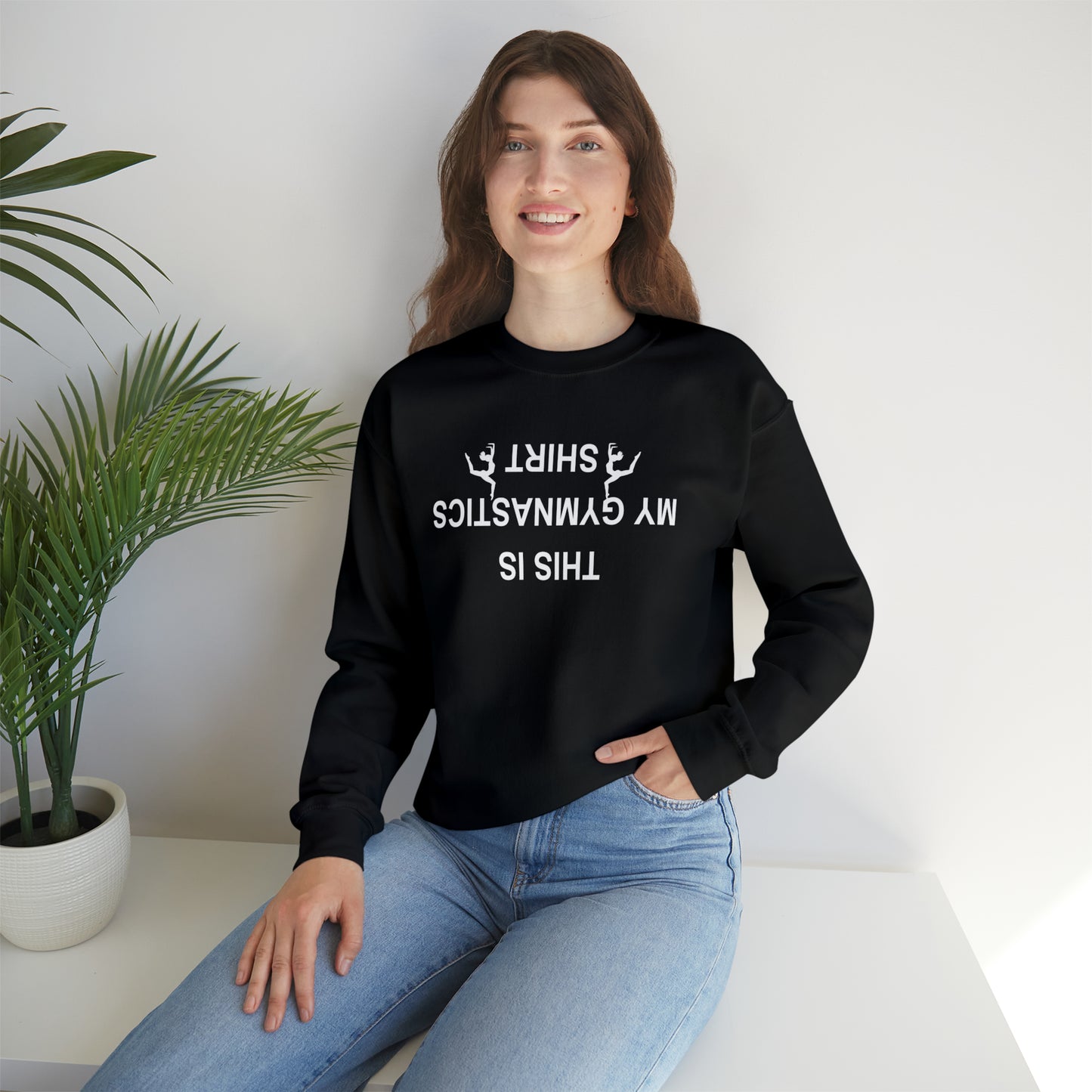 This is My Gymnastics Shirt (upside down) Unisex Heavy Blend™ Crewneck Sweatshirt