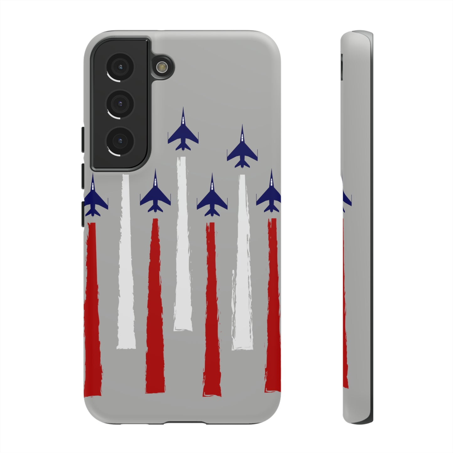 Red, White, & Blue US Jets Tough Phone Cases