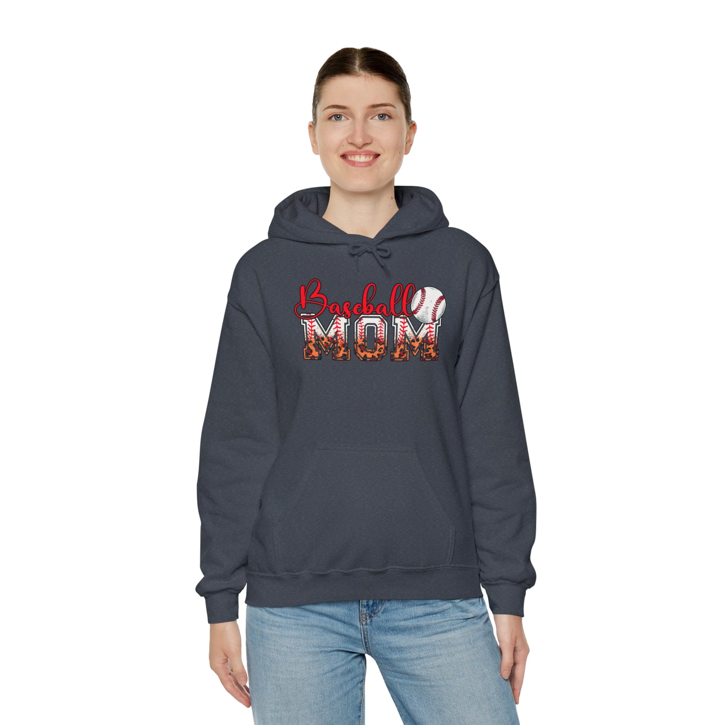 Baseball Mom Unisex Heavy Blend™ Hooded Sweatshirt