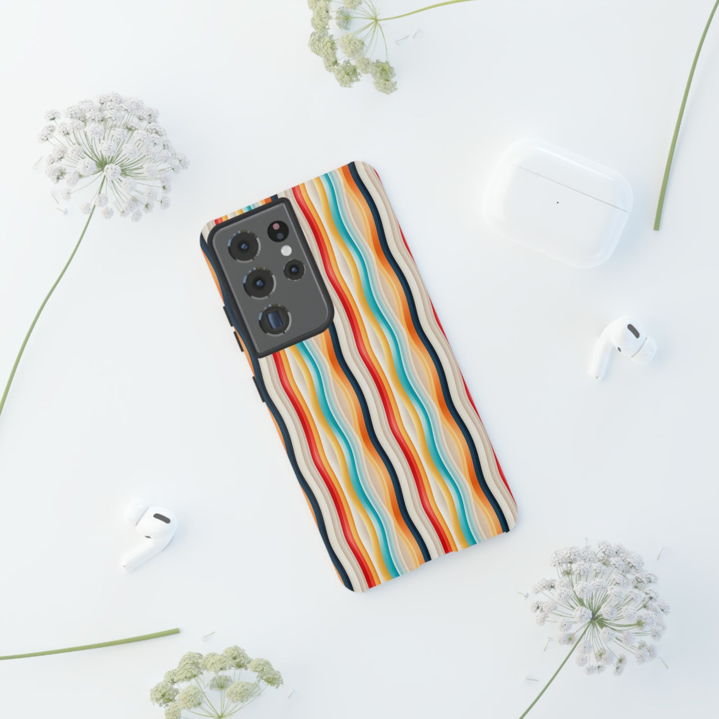 Color Wave Fusion Tough Phone Cases