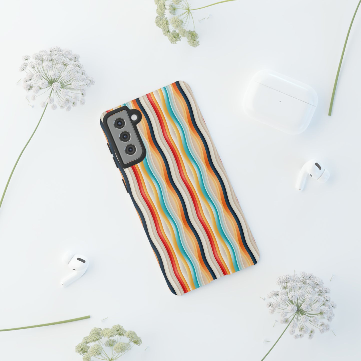 Color Wave Fusion Tough Phone Cases