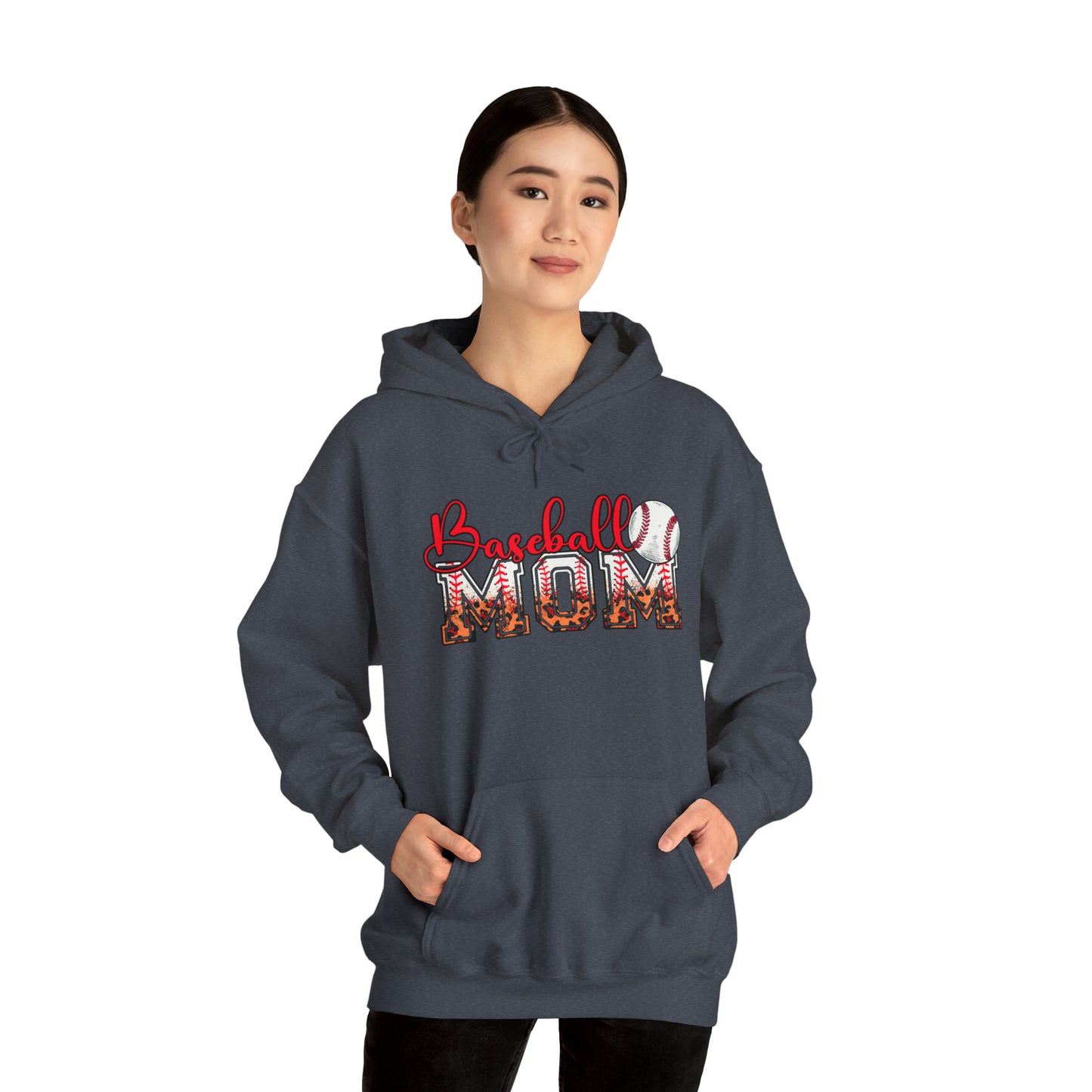 Baseball Mom Unisex Heavy Blend™ Hooded Sweatshirt