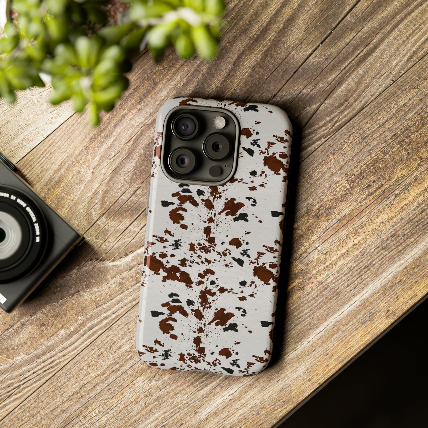 Cowhide Inspired Tough Phone Cases