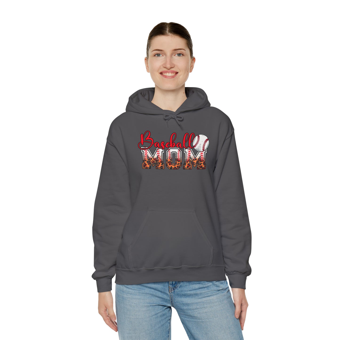 Baseball Mom Unisex Heavy Blend™ Hooded Sweatshirt