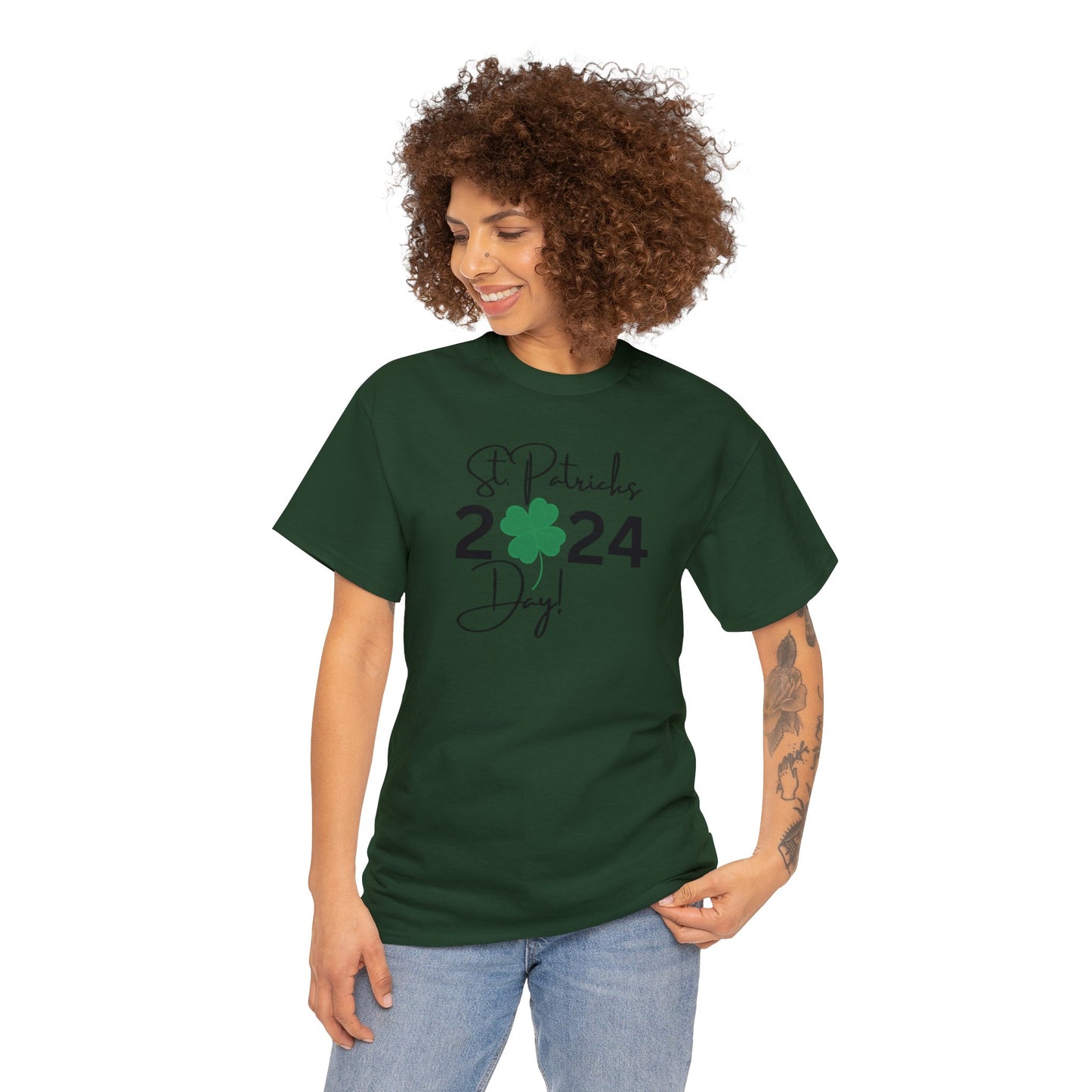 St Patricks Day 2024 Unisex Heavy Cotton Tee