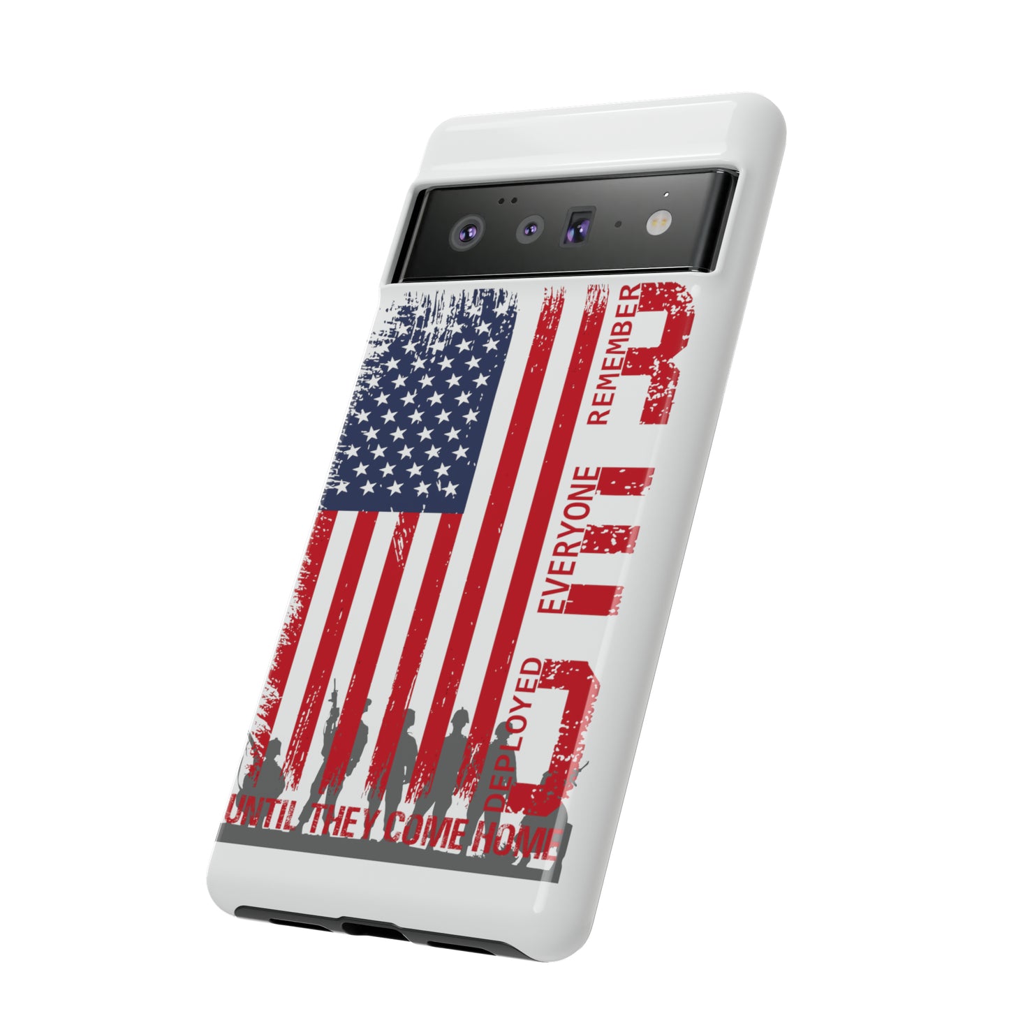 R.E.D. Until They Come Home US Flag Military -Tough Phone Cases