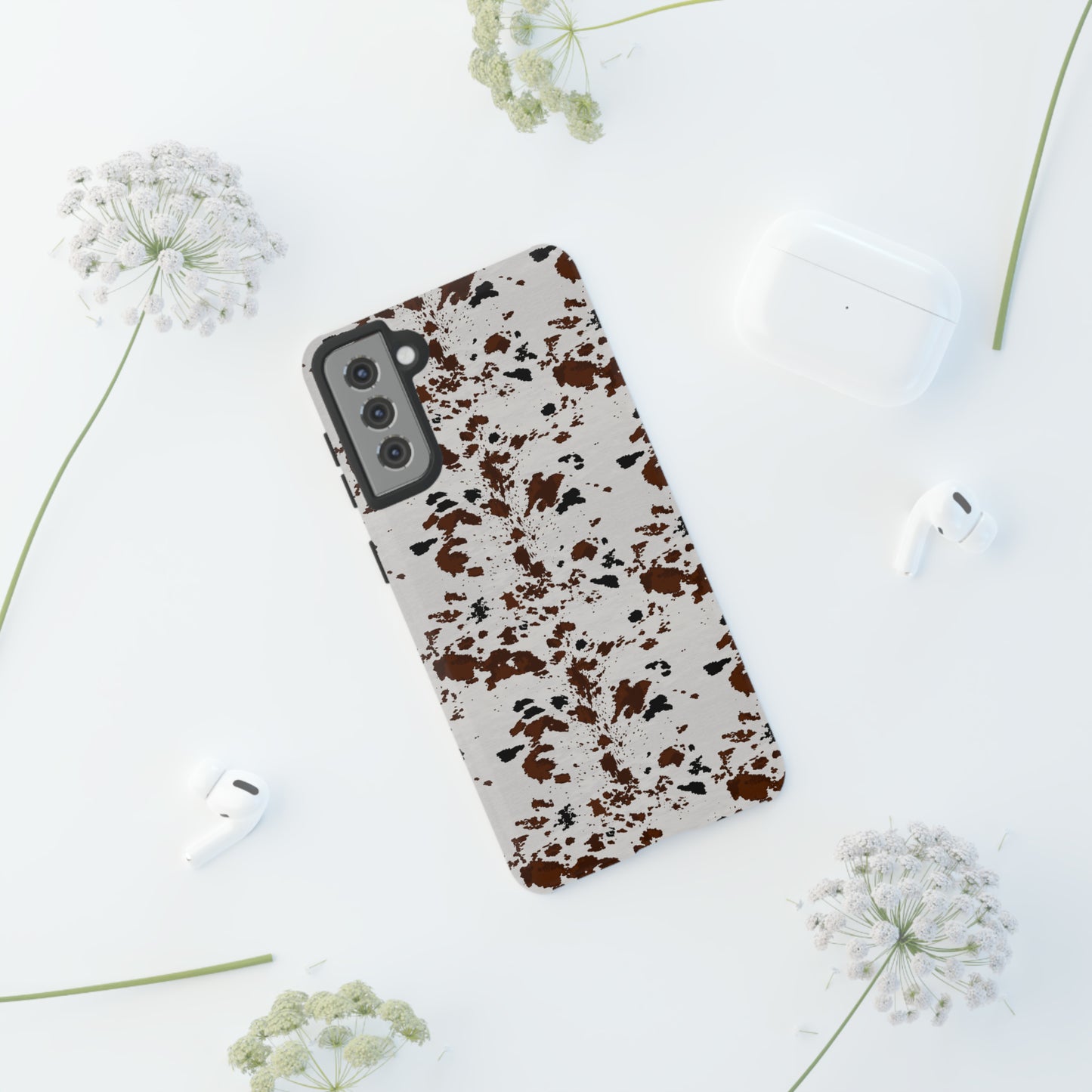 Cowhide Inspired Tough Phone Cases
