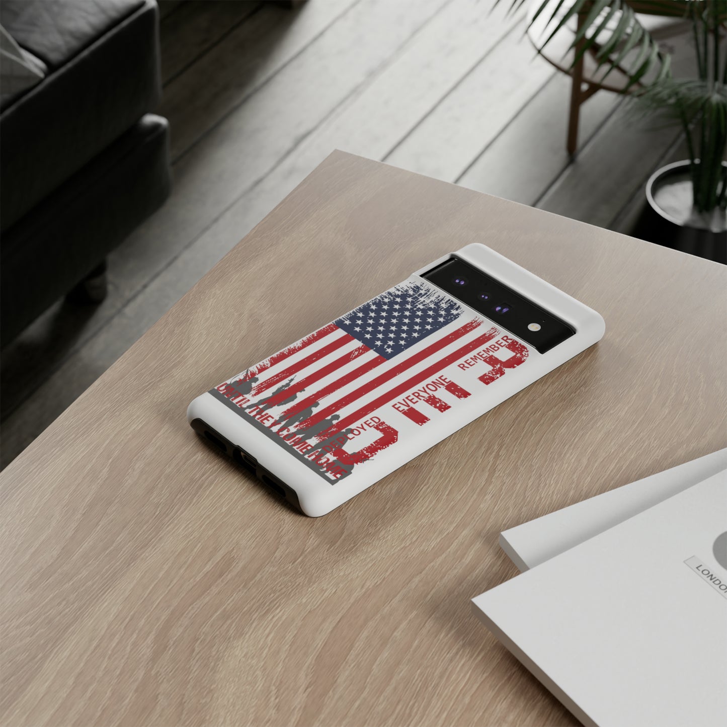 R.E.D. Until They Come Home US Flag Military -Tough Phone Cases
