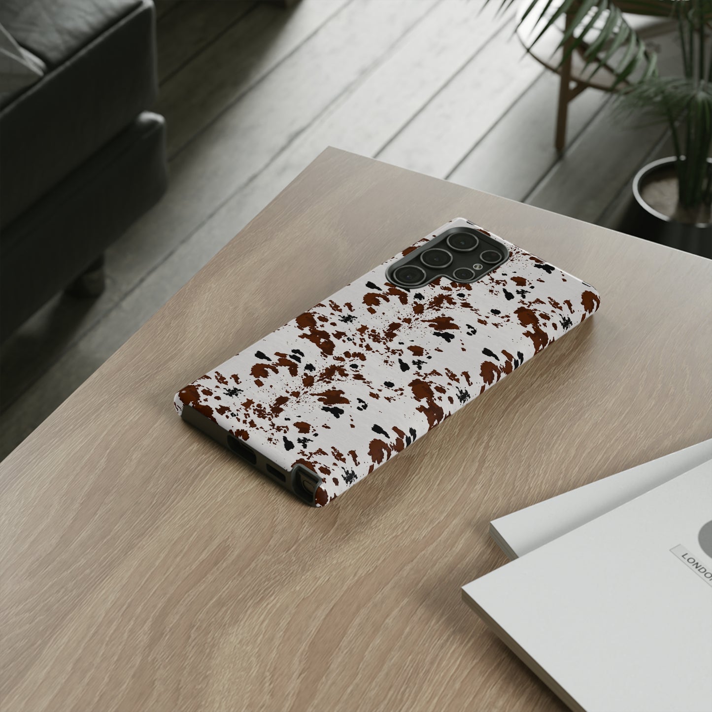 Cowhide Inspired Tough Phone Cases