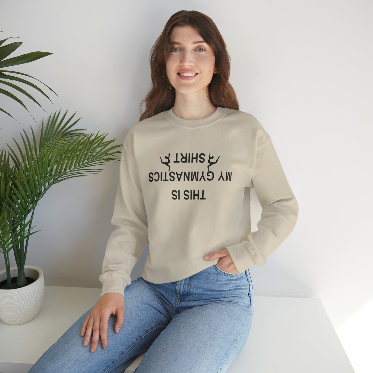 This is My Gymnastics Shirt (upside down) Unisex Heavy Blend™ Crewneck Sweatshirt