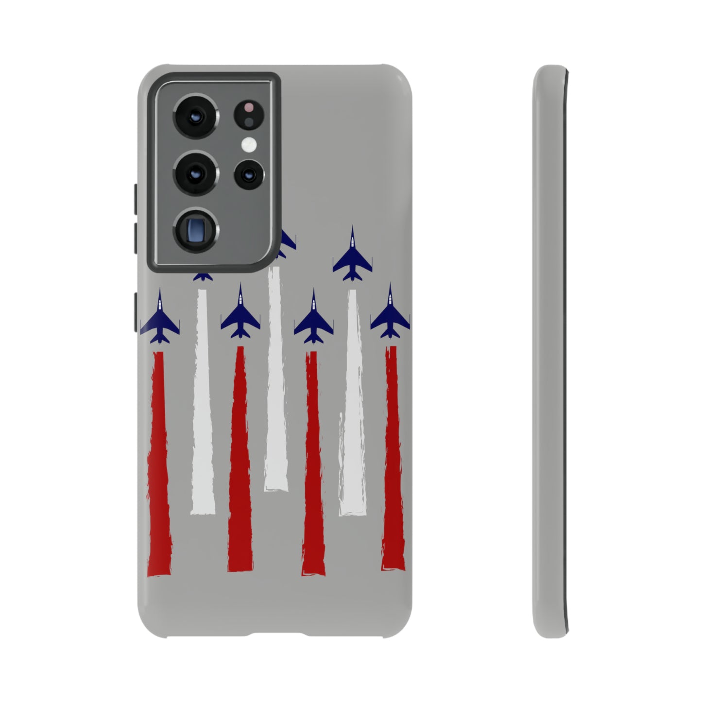 Red, White, & Blue US Jets Tough Phone Cases