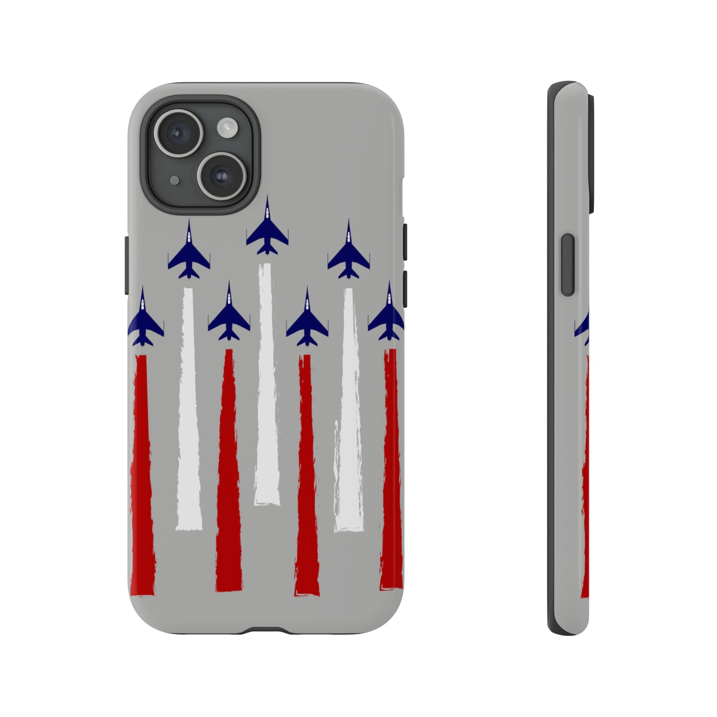Red, White, & Blue US Jets Tough Phone Cases