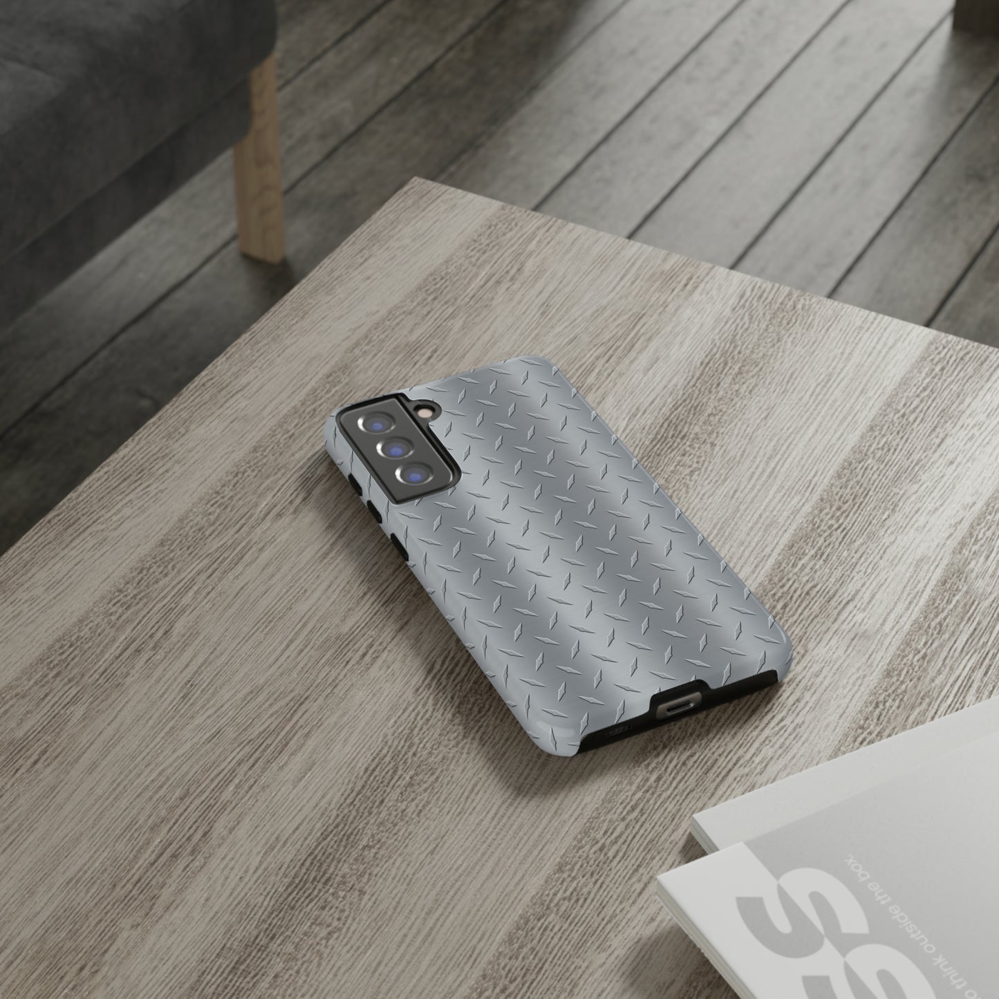Diamond Plate Inspired Tough Phone Cases