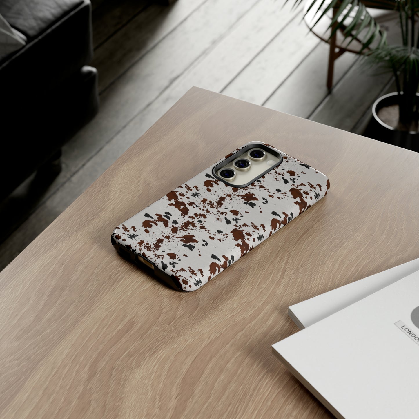 Cowhide Inspired Tough Phone Cases
