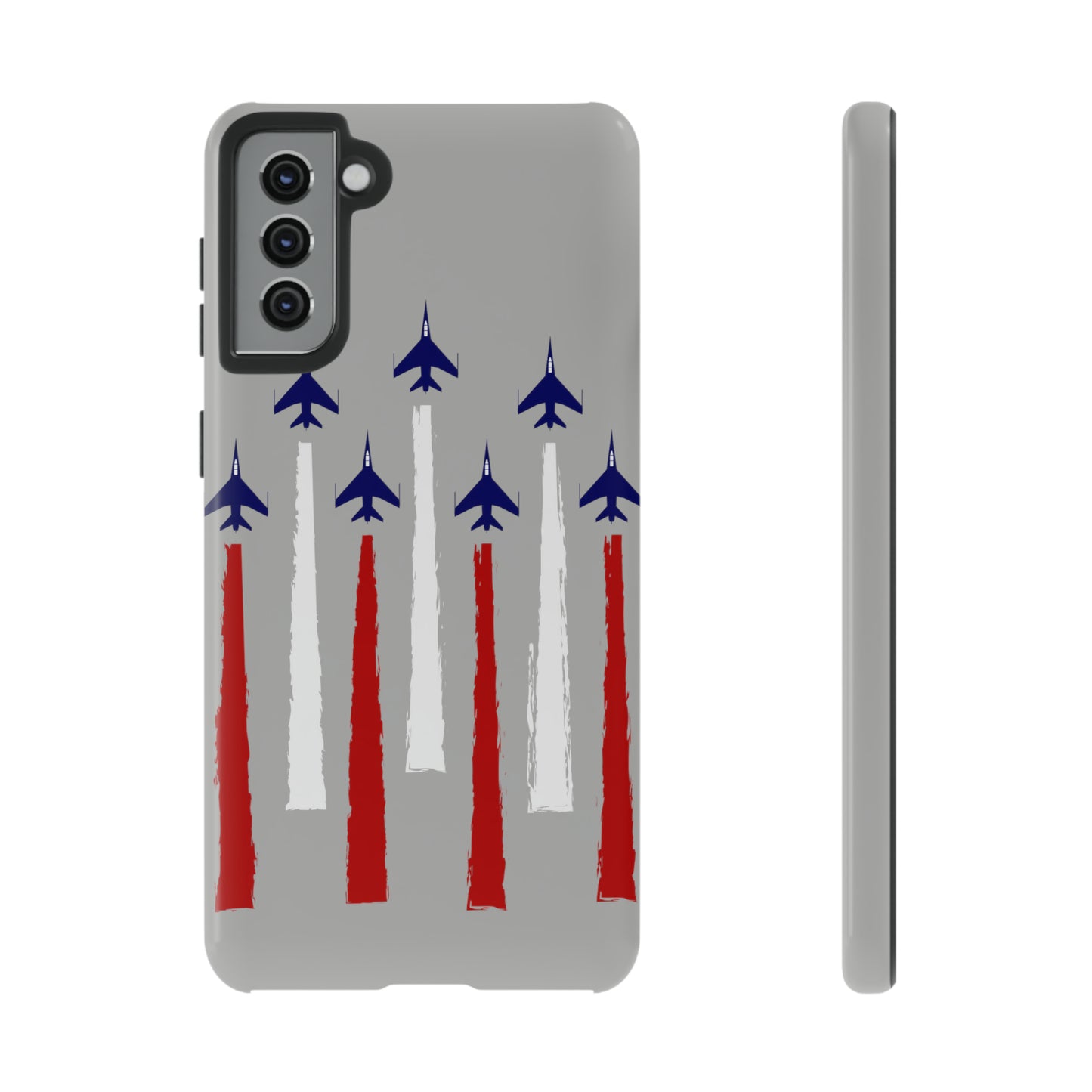 Red, White, & Blue US Jets Tough Phone Cases