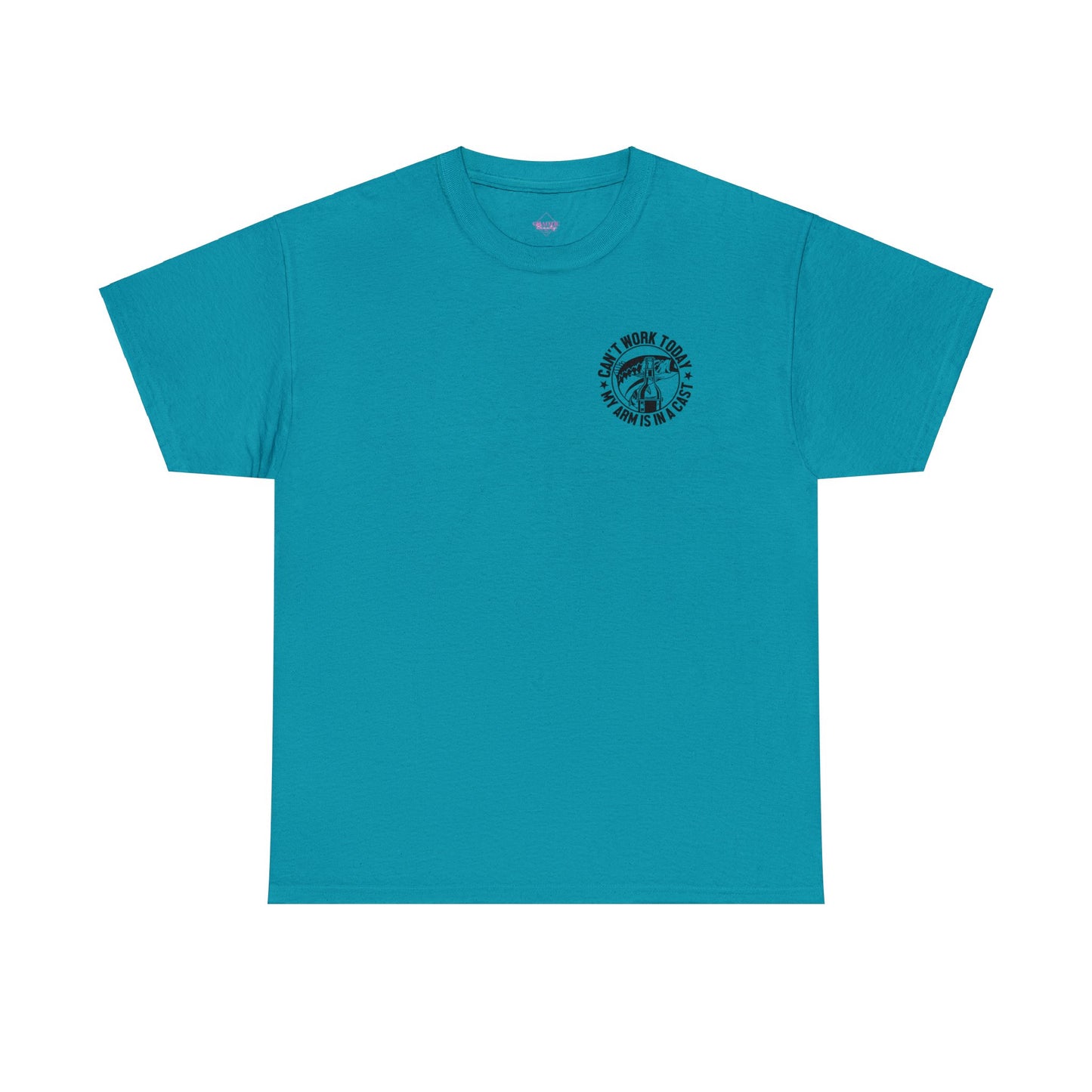 Cant Work Today My Arm Is In A Cast Unisex Heavy Cotton Tee