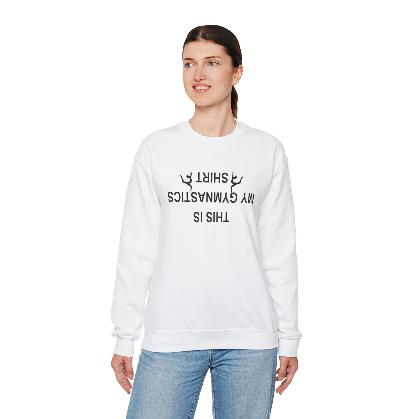 This is My Gymnastics Shirt (upside down) Unisex Heavy Blend™ Crewneck Sweatshirt